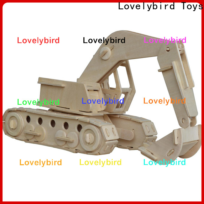 Lovelybird Toys 3d puzzle truck supply for present