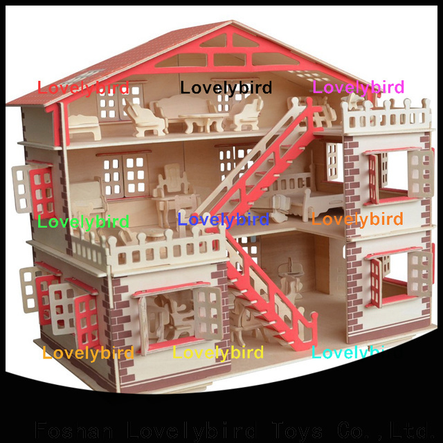 Lovelybird Toys best 3d wooden house puzzles supply for adults