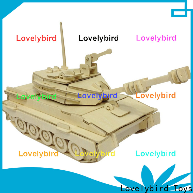 Lovelybird Toys superior quality 3d puzzle military factory for adults