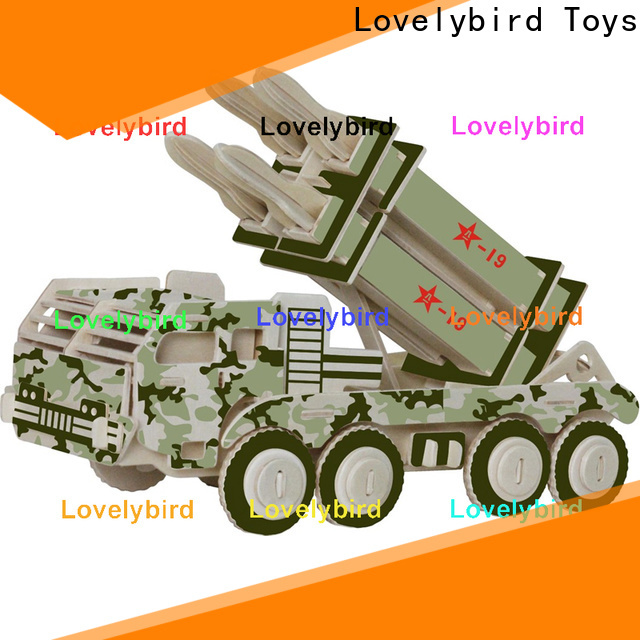Lovelybird Toys 3d puzzle military suppliers for sale