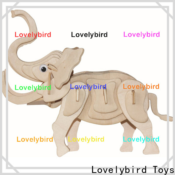 Lovelybird Toys 3d wooden puzzle animals manufacturers for adults