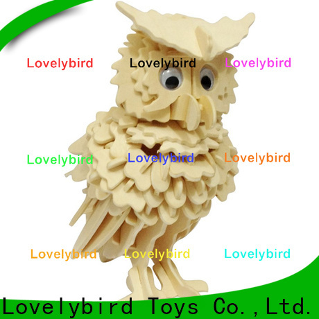 Lovelybird Toys wooden 3d animal puzzles supply for adults