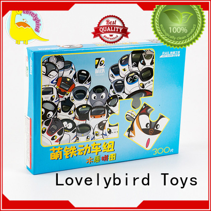 Lovelybird Toys wooden jigsaw puzzles with poster for sale