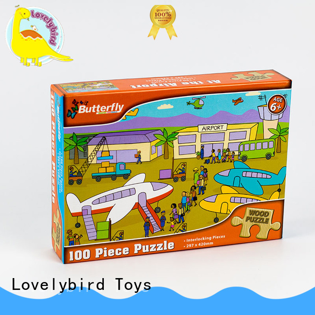 Lovelybird Toys functional disney wooden puzzles with frame for activities