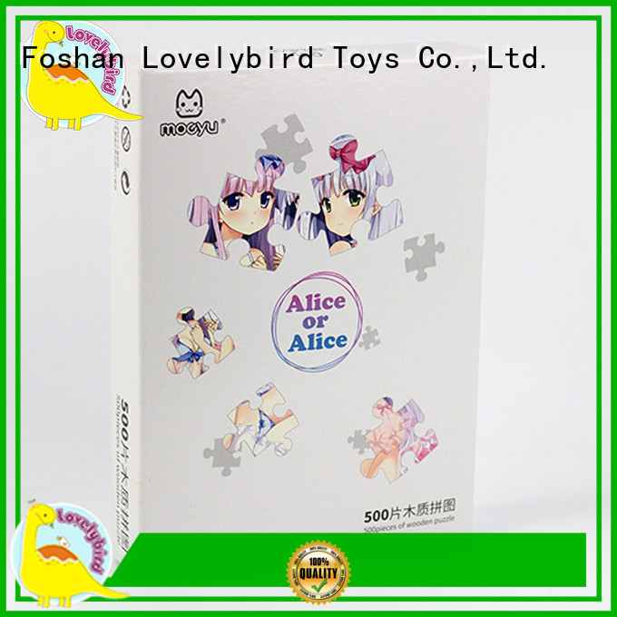 Lovelybird Toys hot sale personalized wooden puzzles toy for adult