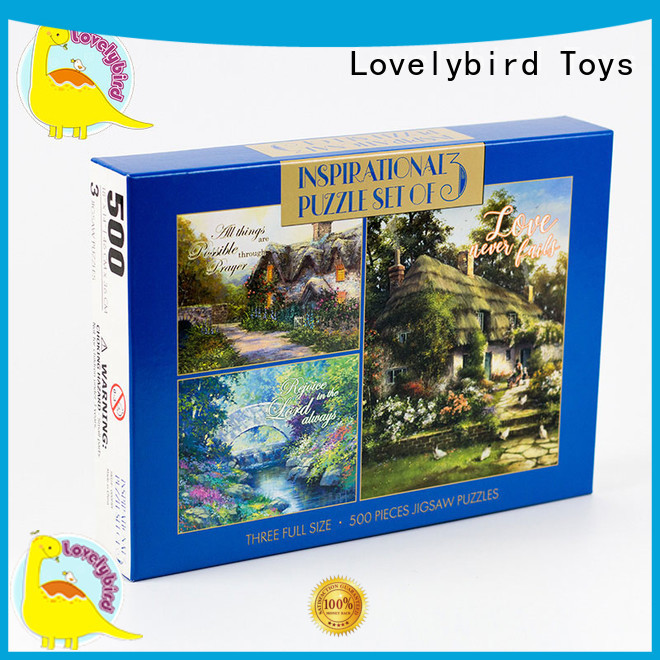 round 500 jigsaw puzzles wholesale for entertainment