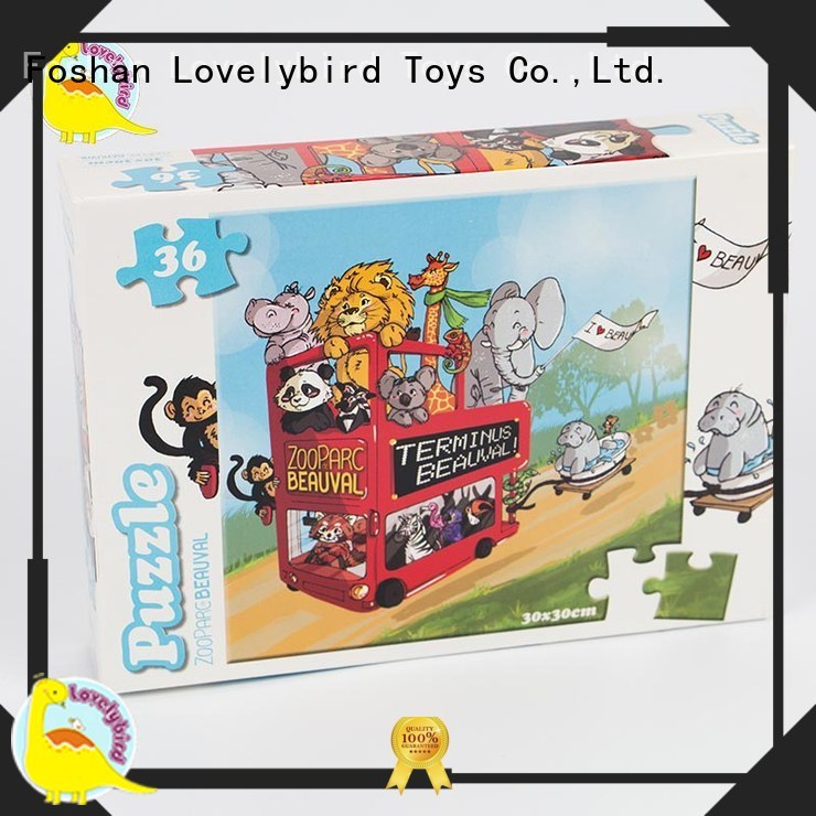 designed cartoon jigsaw puzzles supplier for sale