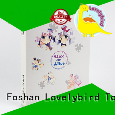 Custom 100pc educational poster  Lovelybird Toys wooden puzzle