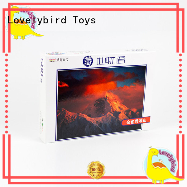 Lovelybird Toys educational wooden jigsaw puzzles with frame for sale
