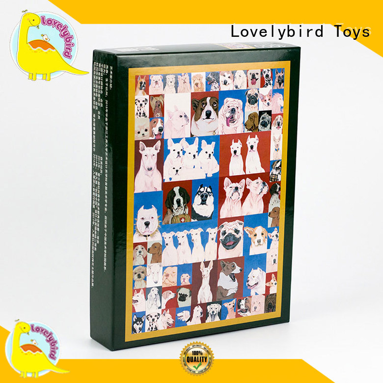 Lovelybird Toys wooden  custom wooden puzzles frame kids