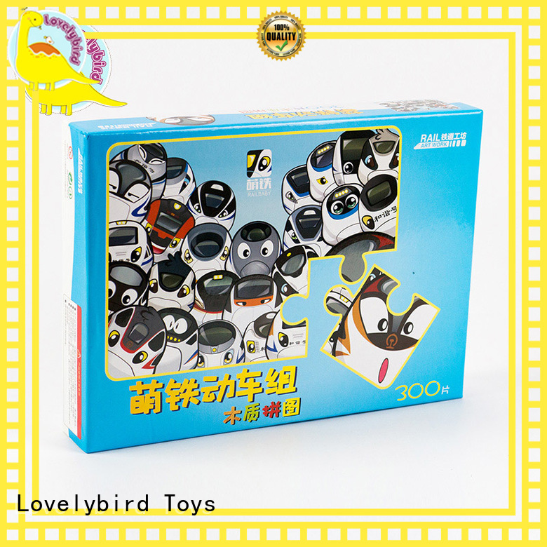 Lovelybird Toys wholesale wooden puzzles for toddlers with frame for kids