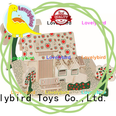 Lovelybird Toys hot sale 3d building puzzle factory for kids