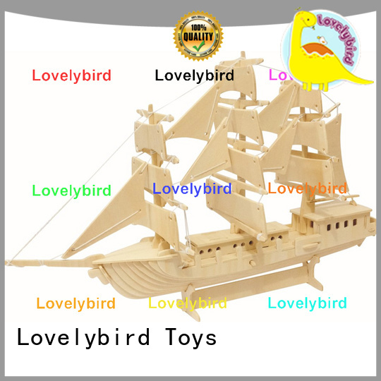 Lovelybird Toys latest 3d wooden puzzle ship factory for present