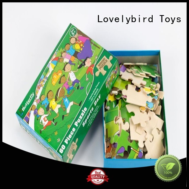 new childrens wooden puzzles toy for adult Lovelybird Toys