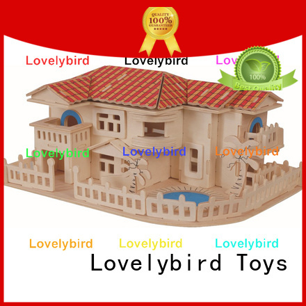 Lovelybird Toys new 3d wooden puzzle house supply for business