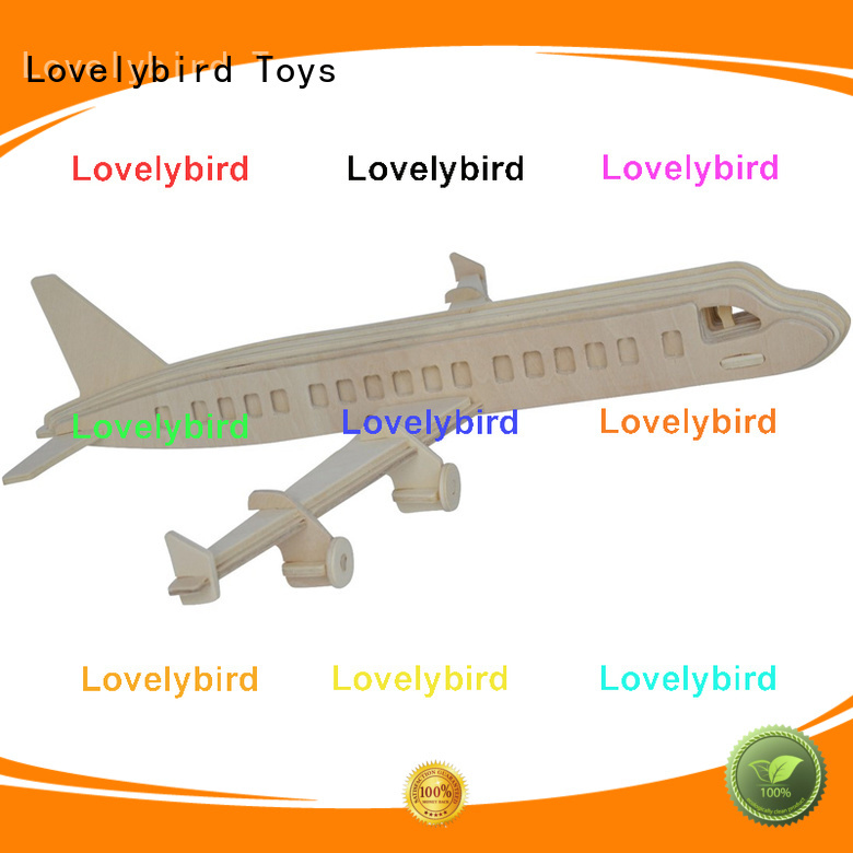 Lovelybird Toys 3d airplane puzzle factory for business