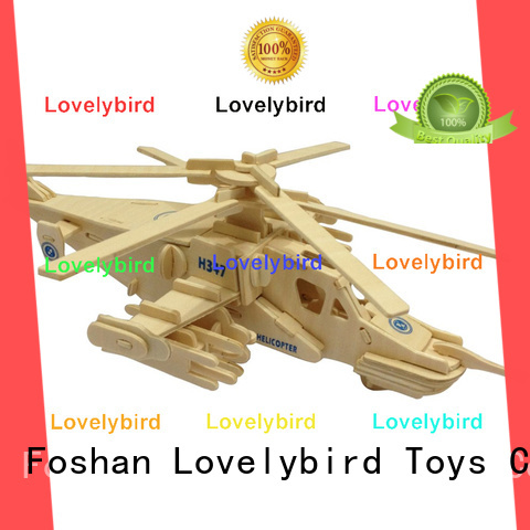 Lovelybird Toys wholesale 3d puzzle military factory for kids