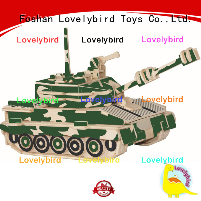 Lovelybird Toys 3d puzzle military factory for entertainment