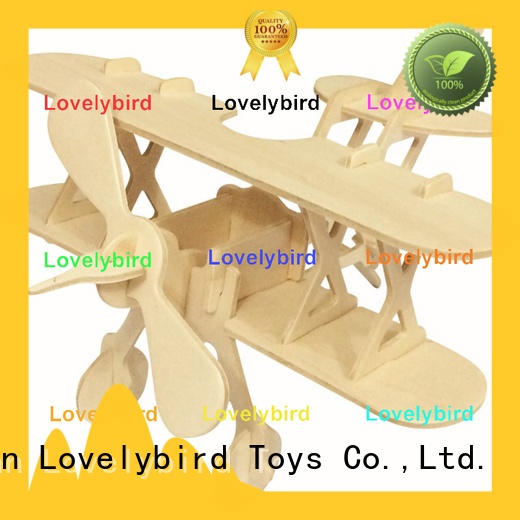 Lovelybird Toys 3d airplane puzzle factory for business
