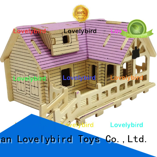 Lovelybird Toys good selling 3d building puzzle factory for adults