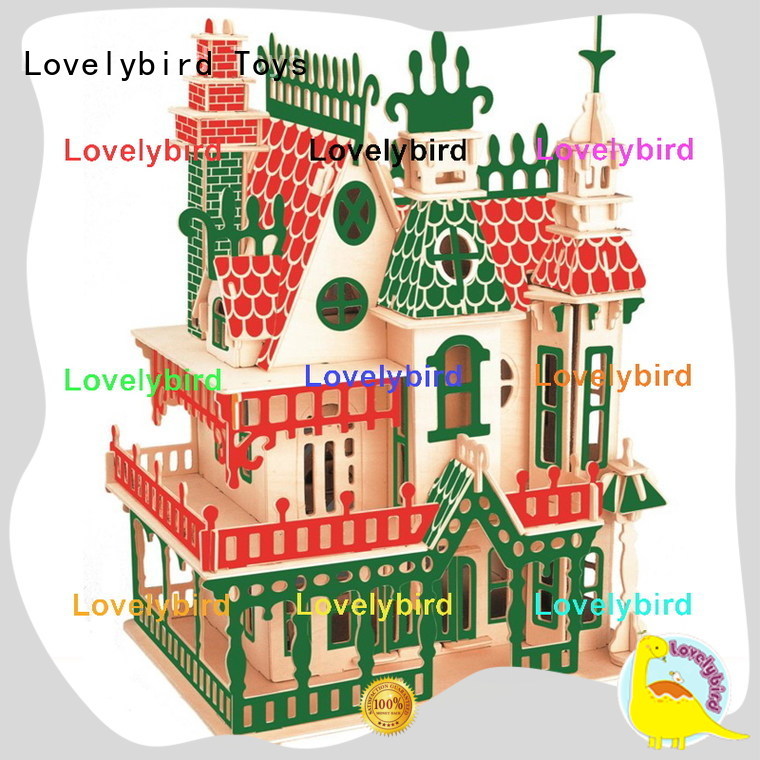 Lovelybird Toys latest 3d wooden puzzle house manufacturers for present