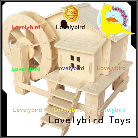 Lovelybird Toys interesting 3d wooden puzzle house company for kids