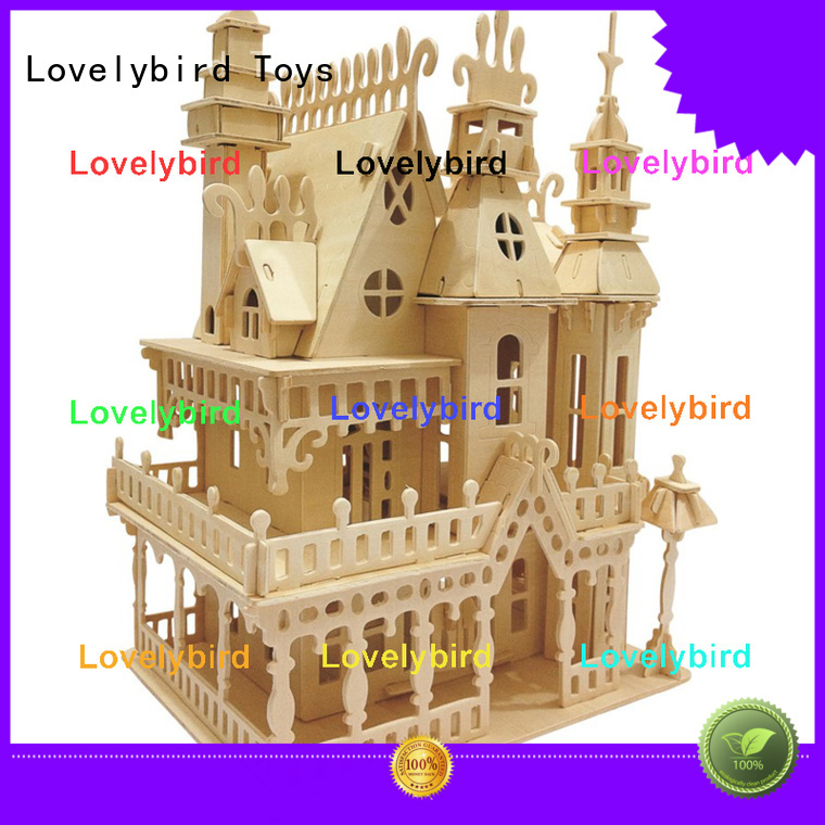high-quality 3d wooden house puzzles manufacturers for present
