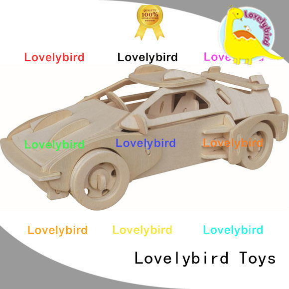 Lovelybird Toys 3d airplane puzzle supply for kids