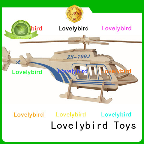 Lovelybird Toys 3d airplane puzzle company for adults