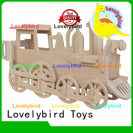 Lovelybird Toys custom 3d wooden puzzle ship factory for kids