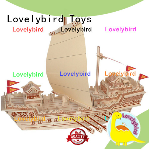 Lovelybird Toys 3d wooden puzzle ship manufacturers for business