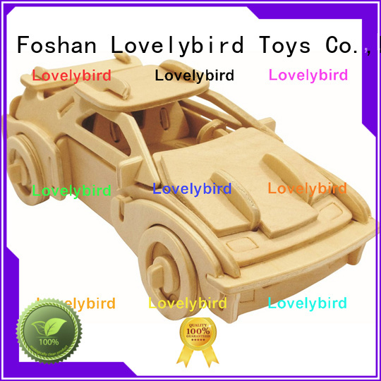 Lovelybird Toys 3d airplane puzzle factory for present