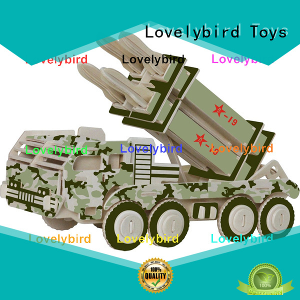 Lovelybird Toys custom 3d puzzle military suppliers for kids