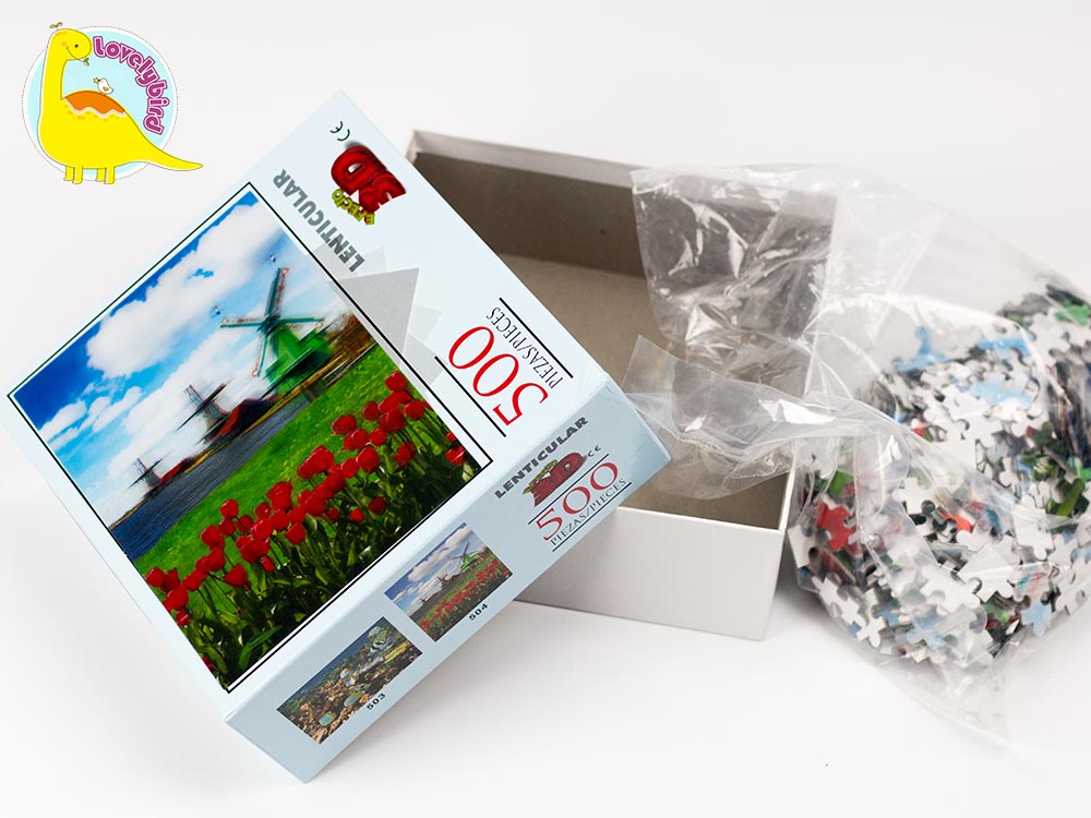 embossing 500 piece jigsaw puzzles maker for kids Lovelybird Toys-4